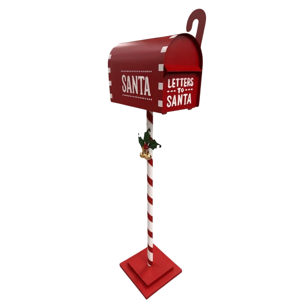 Metal North Pole Post office Mailbox 54.25" | FH