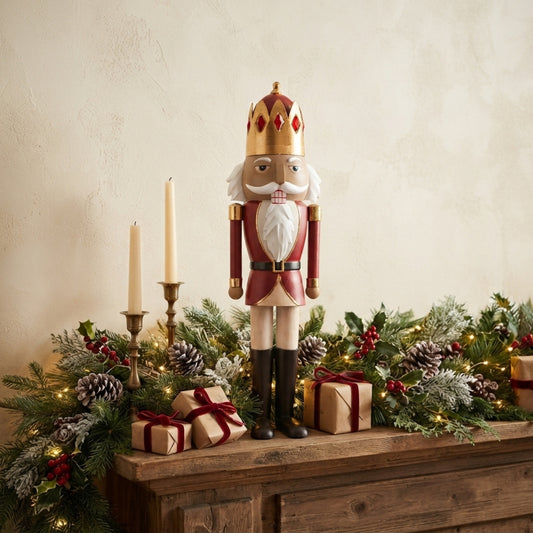 Table Top Metal Nutcracker 18.5" | FH