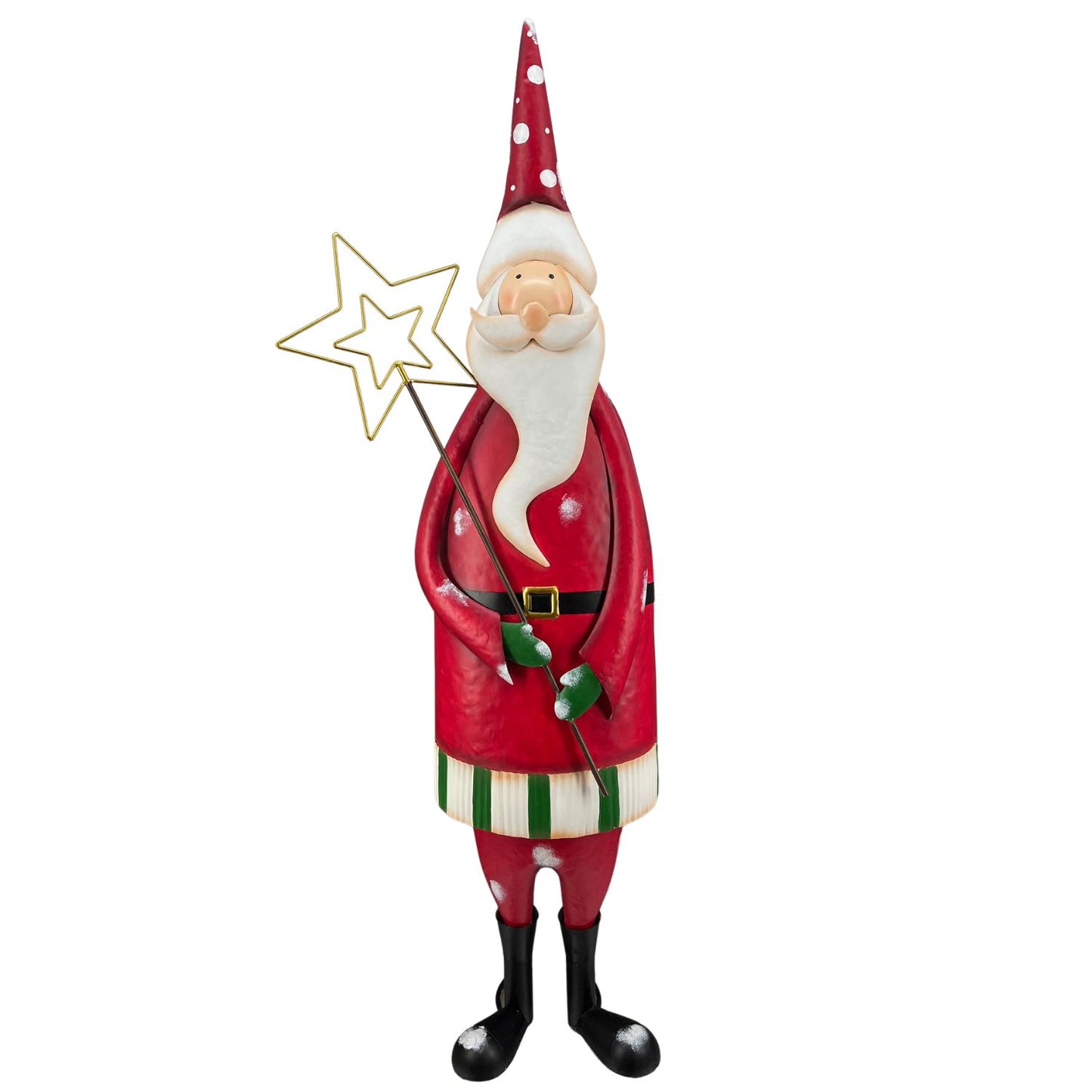 Whimsy Metals Santa Holding Star 55.5" | FH