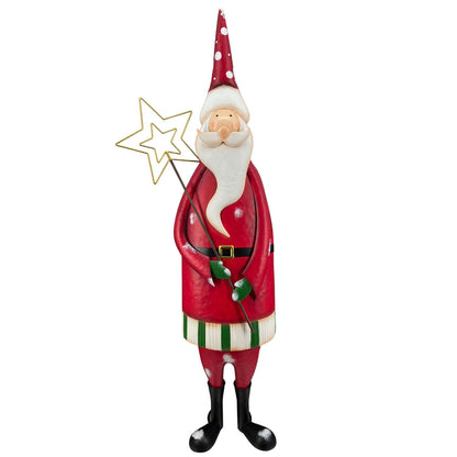 Whimsy Metals Santa Holding Star 55.5" | FH
