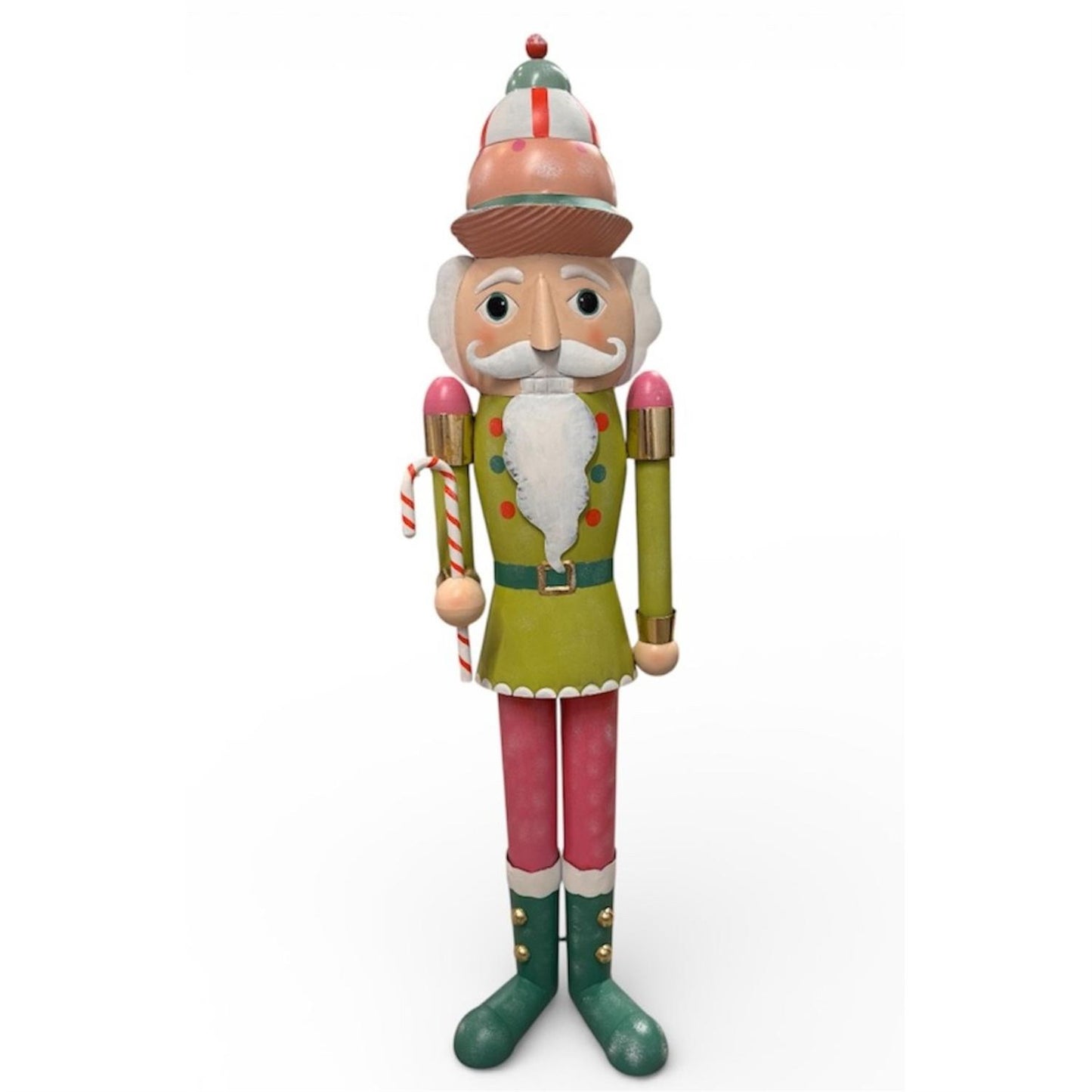Pastel Candy Confection Metal Nutcracker 65" | FH