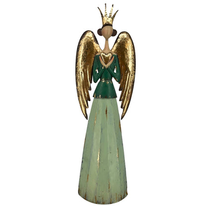 Serene Metal Angel w/ Heart 30.75" | FH
