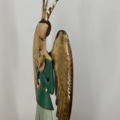 Serene Metal Angel w/ Heart 30.75" | FH