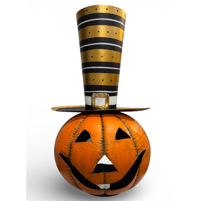 Spectacular Halloween Metal Pumpkin 24.5" | FH