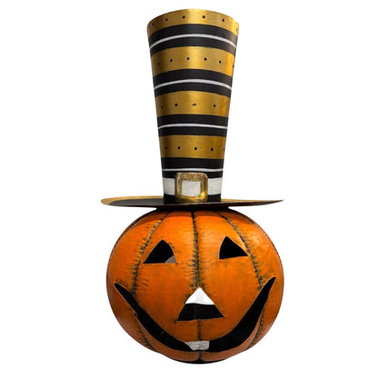 Spectacular Halloween Metal Pumpkin 24.5" | FH