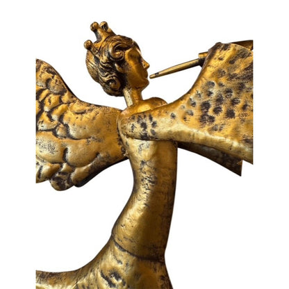 Gloria Metal Angel on Stand 31.25" | FH