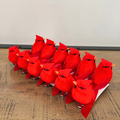 Cardinal with Clip - 4" (box of 12) | QP