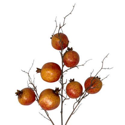 Faux Botanical Pomegranate Stem | YS