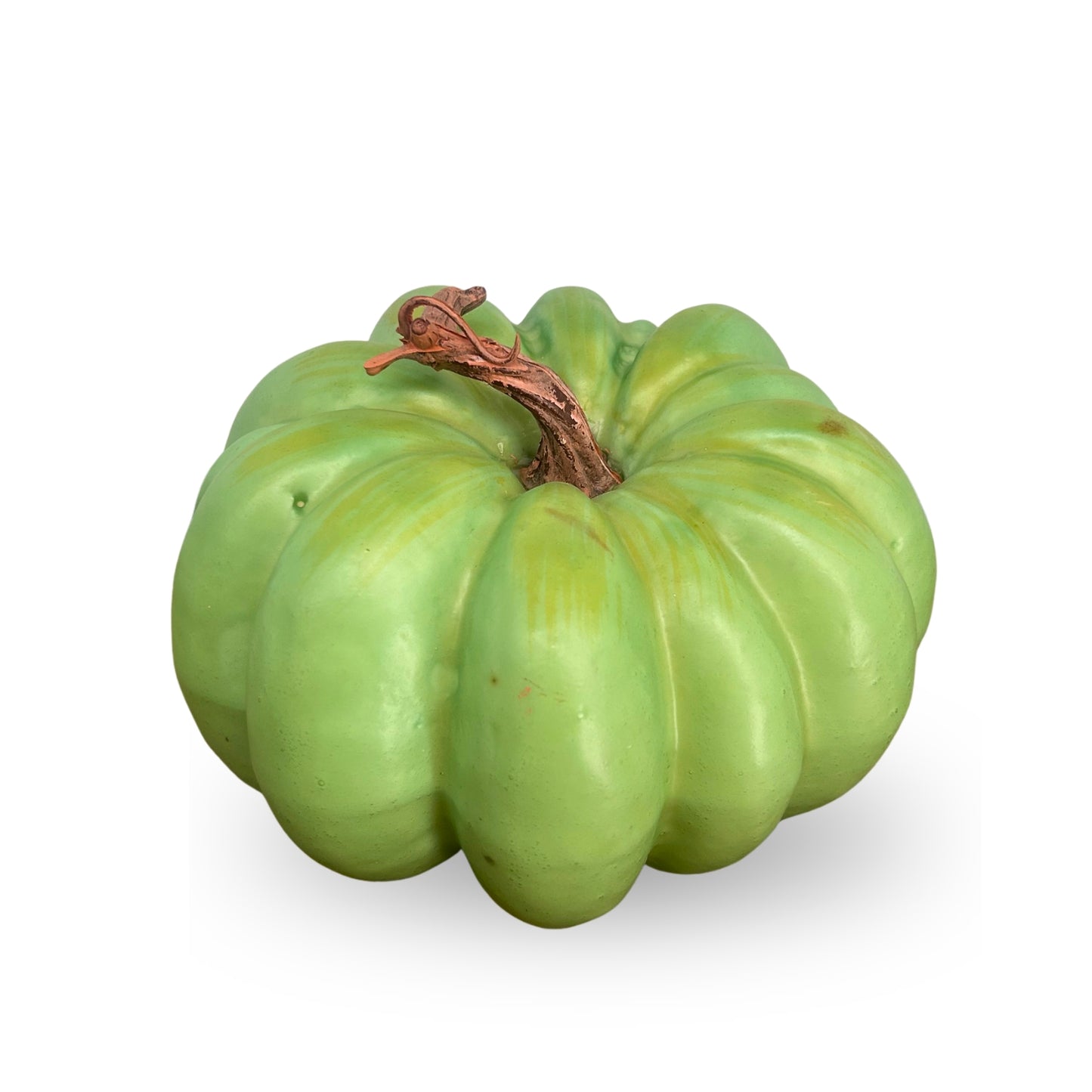 Heirloom Autumn Pumpkin 6.5" x 5.25" - Lt. Green | KS