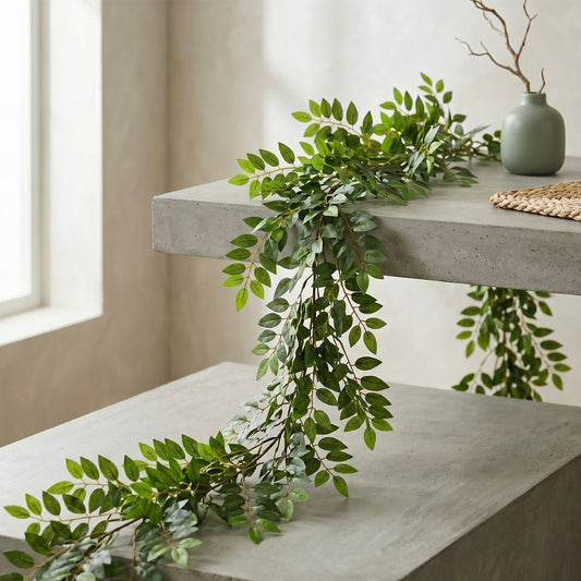 Smilax Leaves Garland 80" | GTE