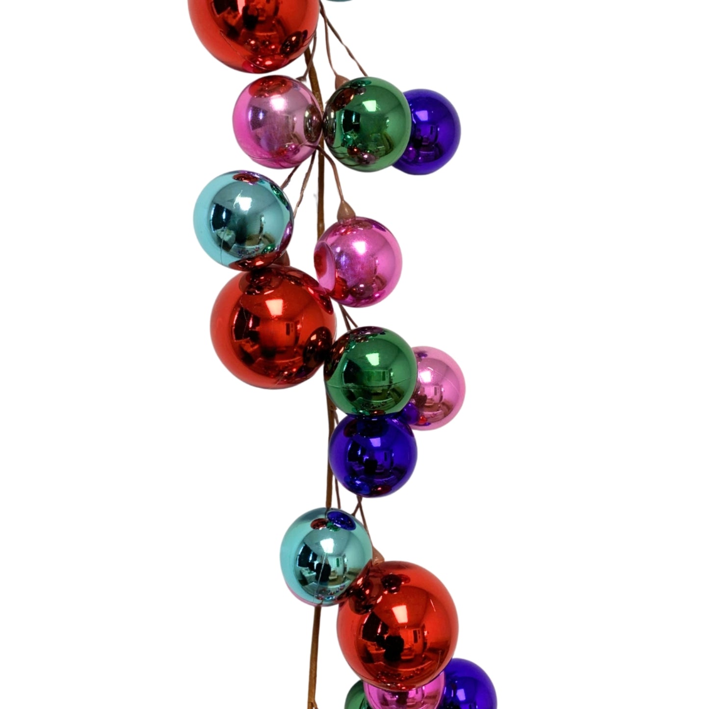 Fun and Festive Ball Garland Multi 6' | YK