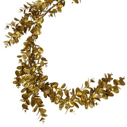 Metallic Gold Eucalyptus Garland 52" | DB