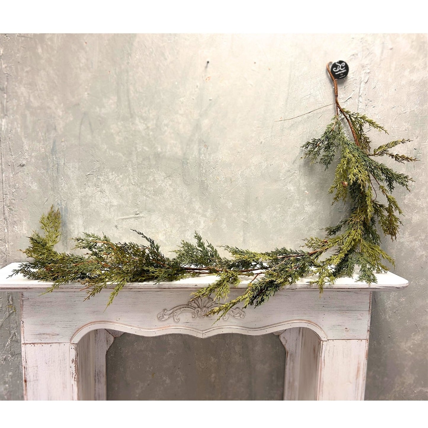 Real Touch Cypress Garland w/ Mini Cones 72" | YS