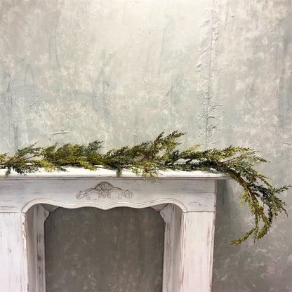 Real Touch Cypress Garland w/ Mini Cones 72" | YS