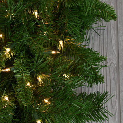 9' x 18" Mixed Pine Garland with Lights | HT