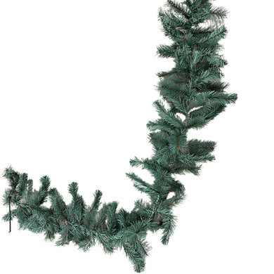 9'x12” Blue Spruce Garland with 200 Tips