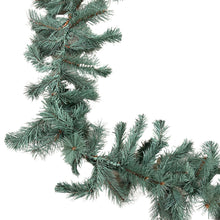 Load image into Gallery viewer, 9&#39;x12” Blue Spruce Garland with 200 Tips