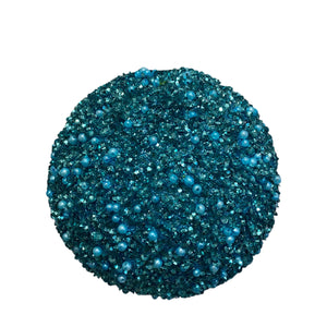 5.5" Dazzling Sequin/Bead Ball-LT. Blue | YK