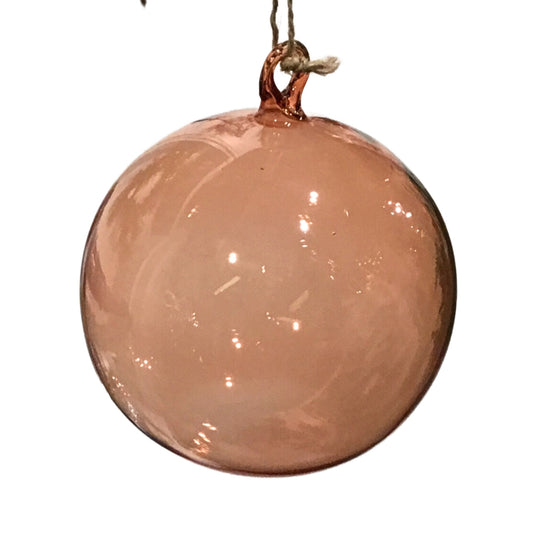 Glass Clear Ball 4" - Copper  | SB