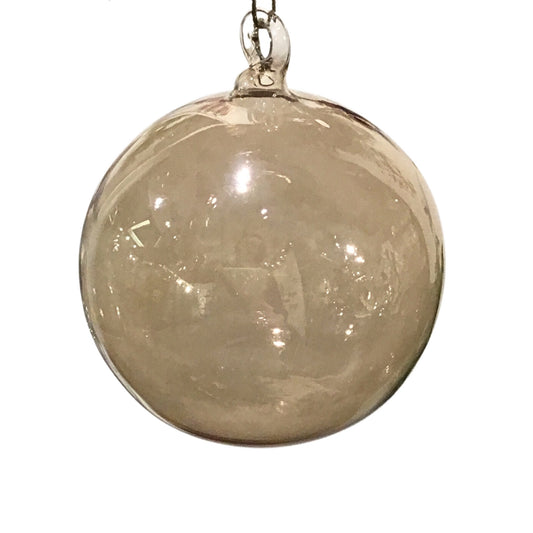Smokey Glass 4" Ball Ornament | SB