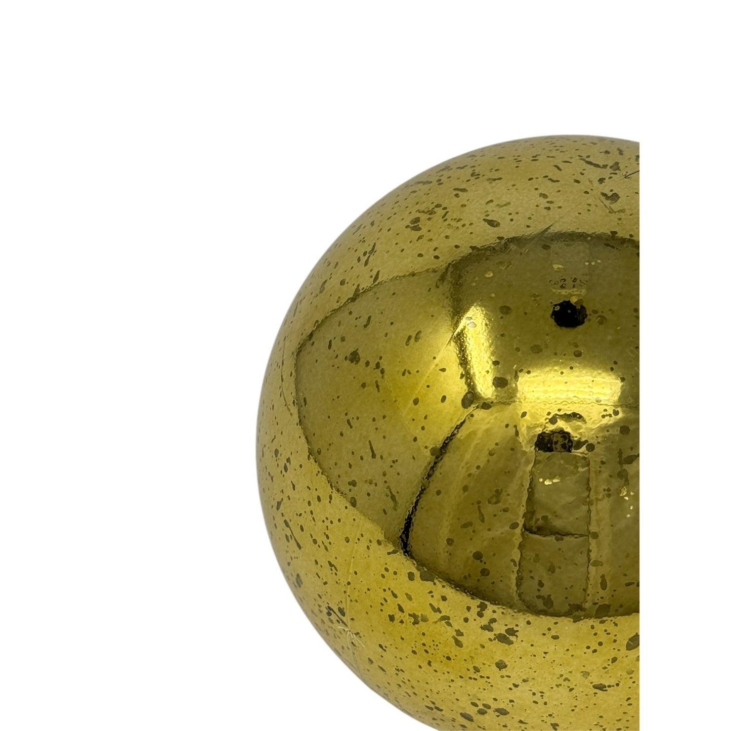 Plastic Mercury Shiny Ball Ornament 6"  Apple Green | LC