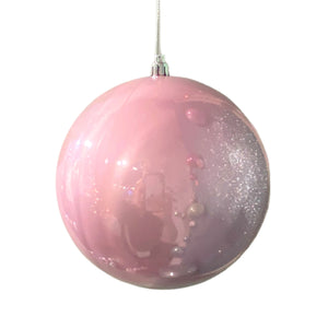 4" Candy Apple Finish Ball Ornament (Lt. Pink) | LC