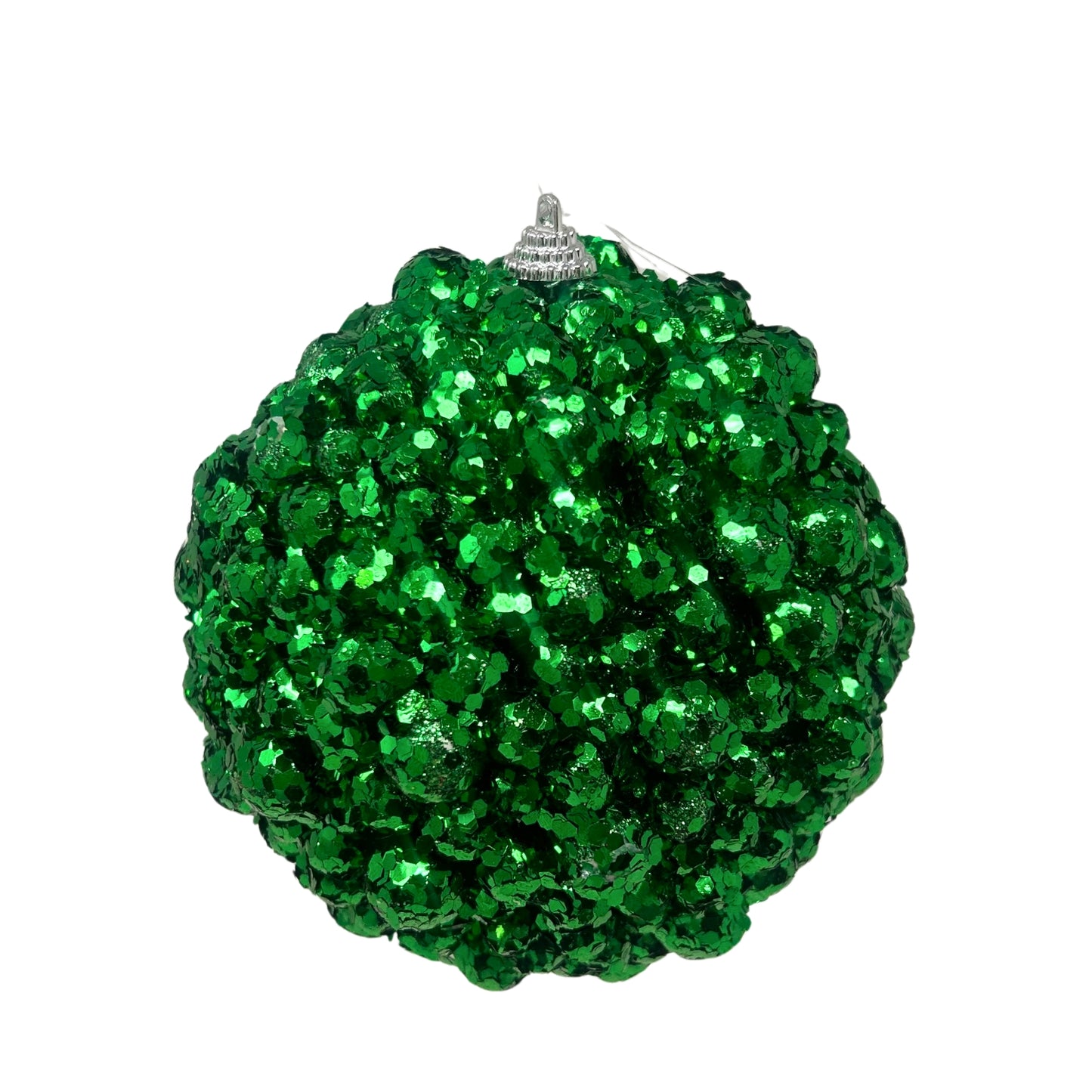 Sequin Berry Ball Ornament 5" - Green | KS
