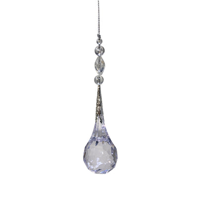 Dynamic Dazzling Hanging Crystal Drop Ornament 5.5” Box of 3  | YK