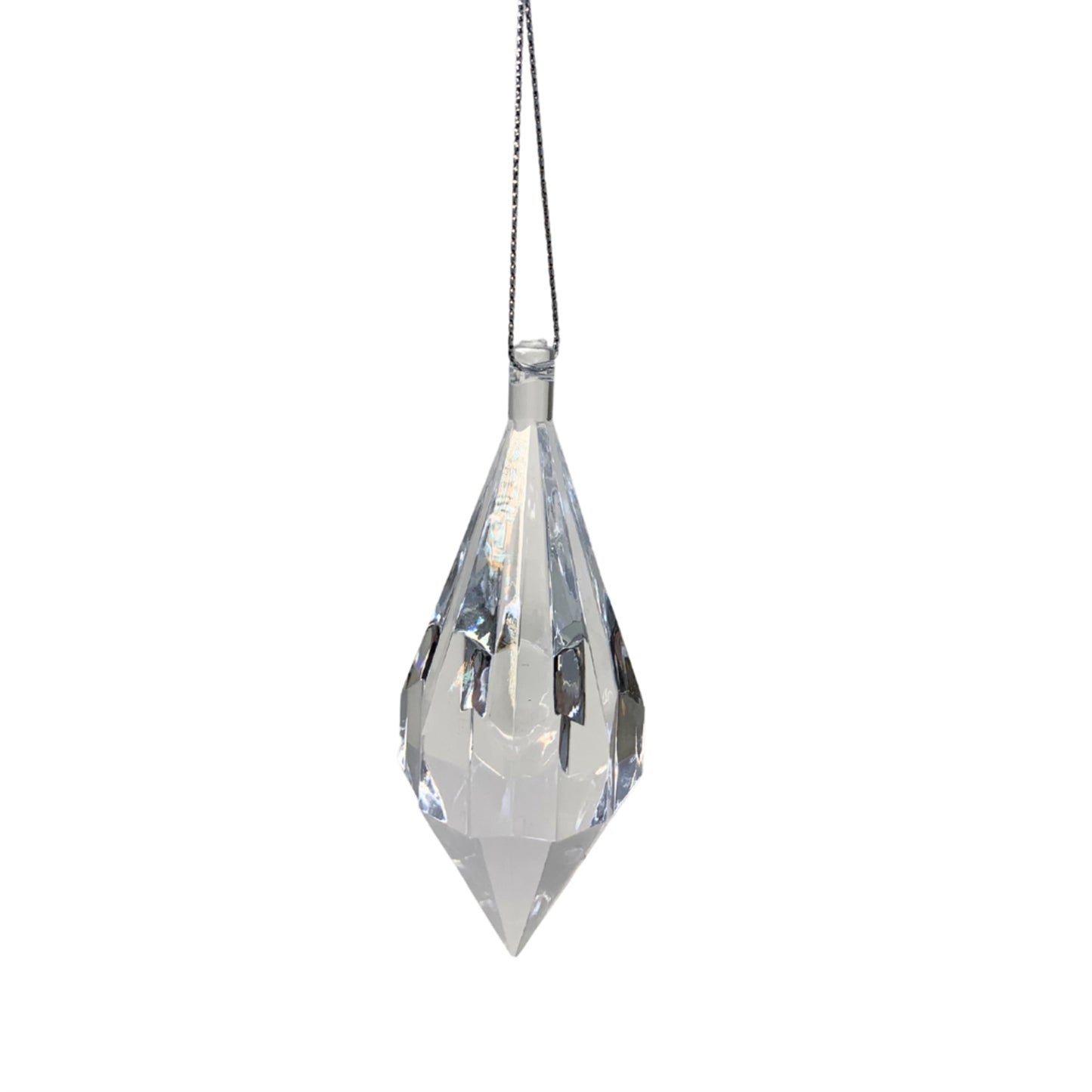 Dynamic Dazzling Hanging Crystal Drop Ornament 3.75” Box of 3 | YK