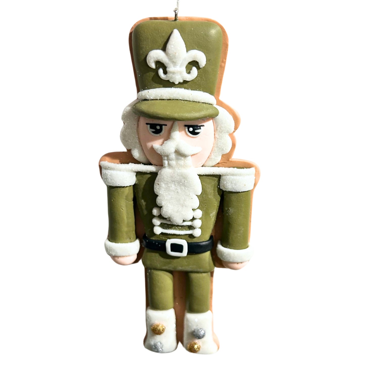 Gingerbread Nutcracker Cookie Green 6” | LC