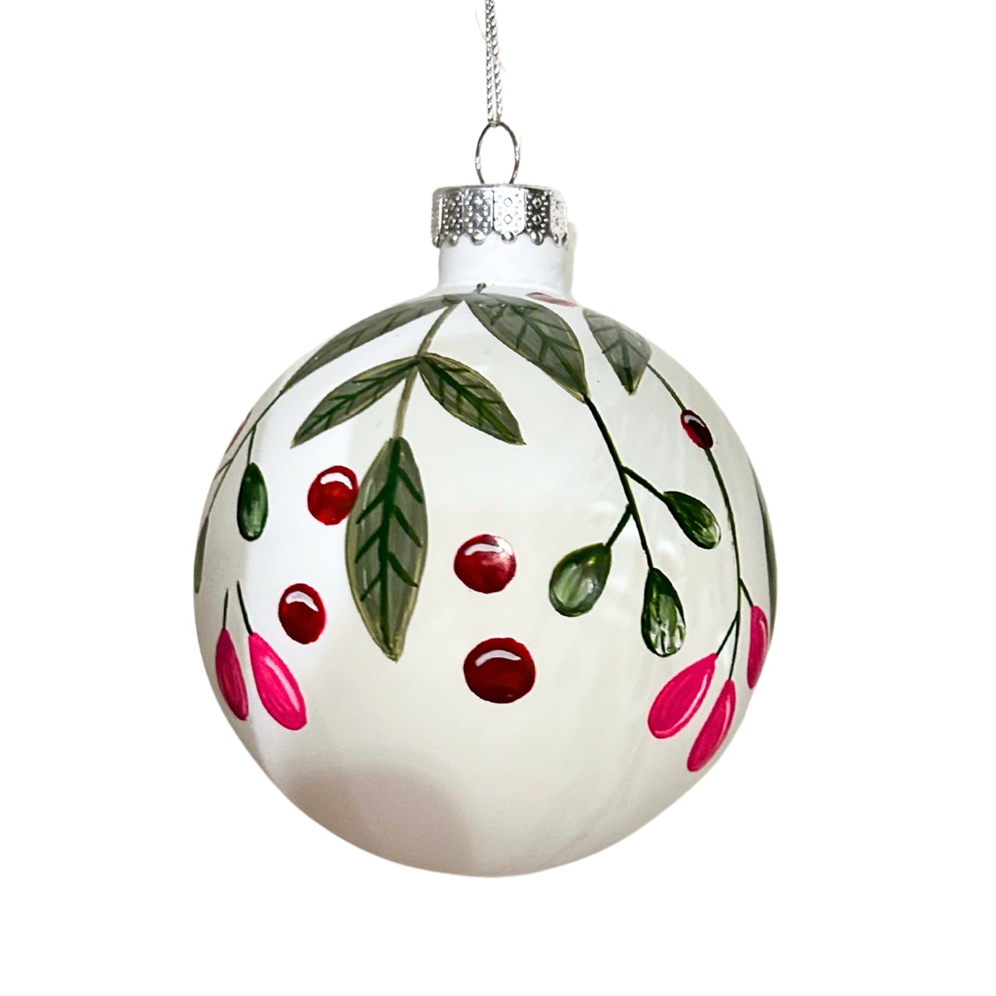 Winter Estate Series Glass Ornament 4” | LC