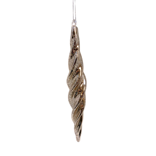Mercury Antique Silver Icicle 9" | TG
