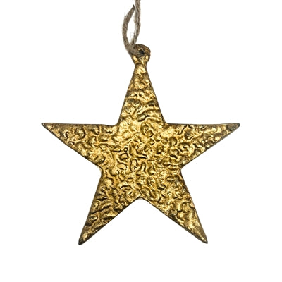 Ornate Gold Star Ornament 4”  | AMR