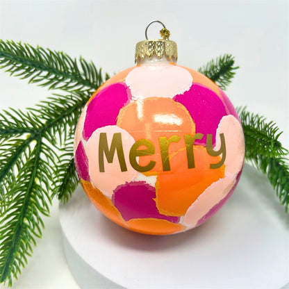 Merry Painting Ornament 4" | LC