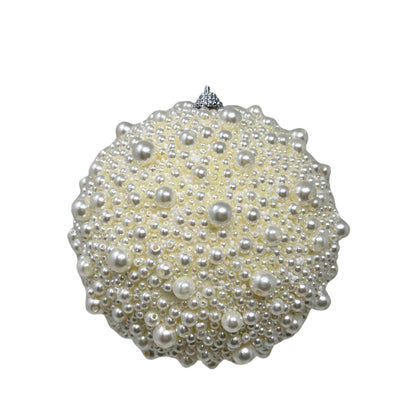 Faux Pearl Ball Ornament 6” | KS