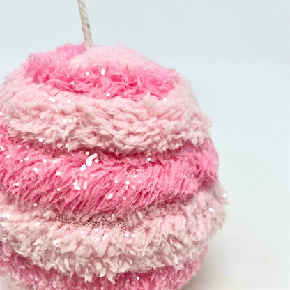 Passionate Pink Velvet Ornament - Pink 4” | QP
