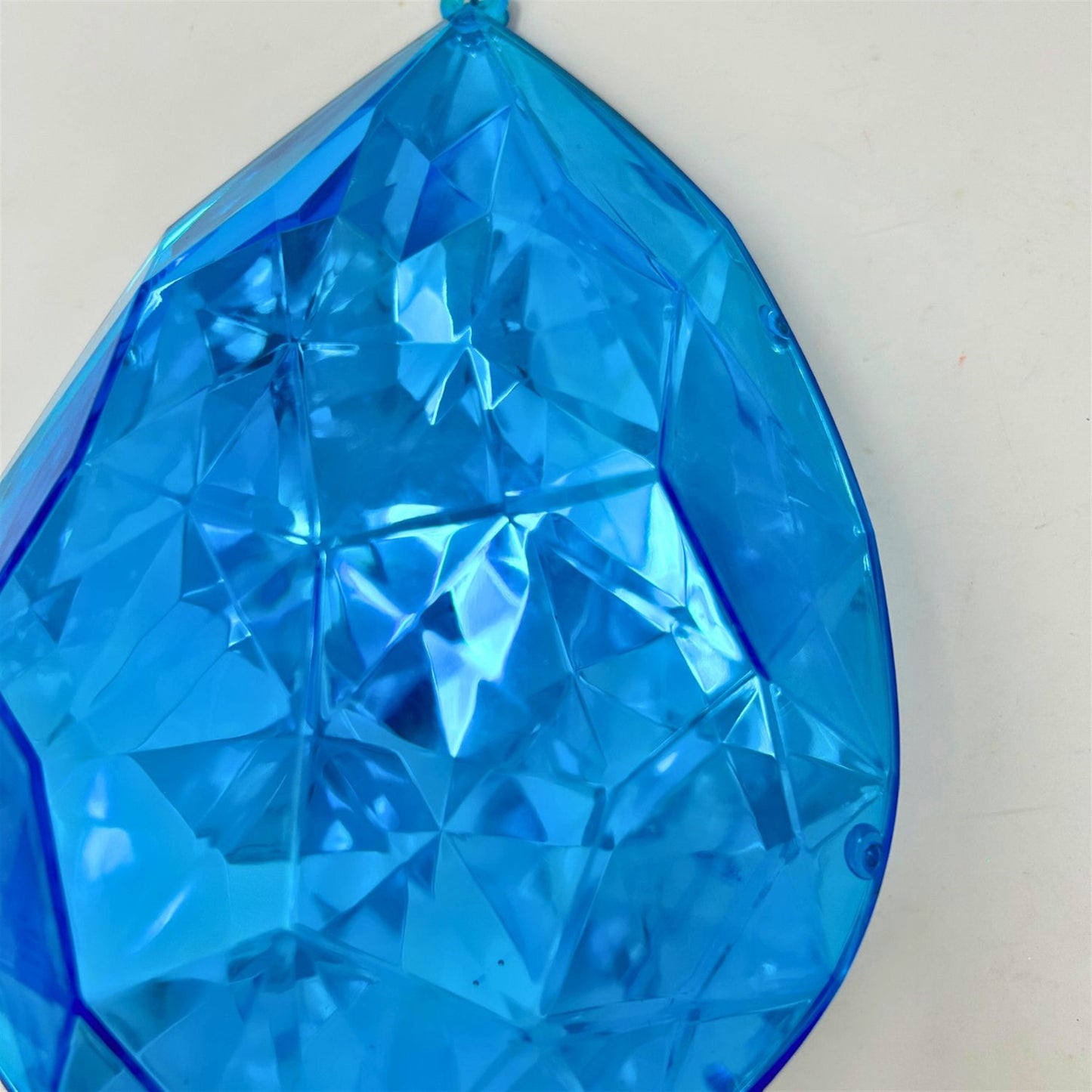 Acrylic Rain Drop Diamond Ornament - Blue 6.3x4x9" | ZT
