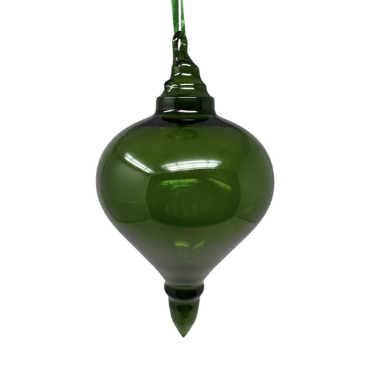 6.25" Blown Glass Finial Ornament | SB