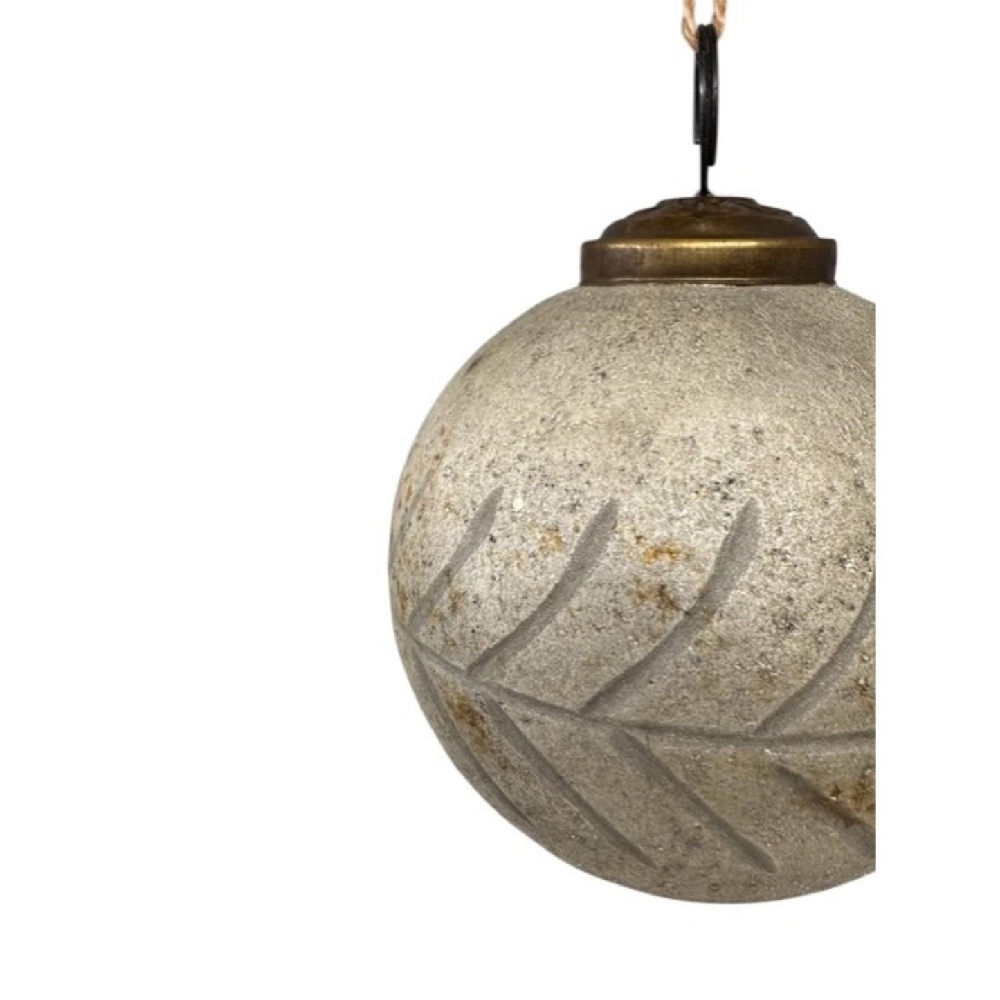 3" Hand Etched Glass Ornament | SB