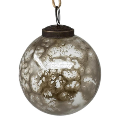 5" Marble Plated Glass Ornament | SB