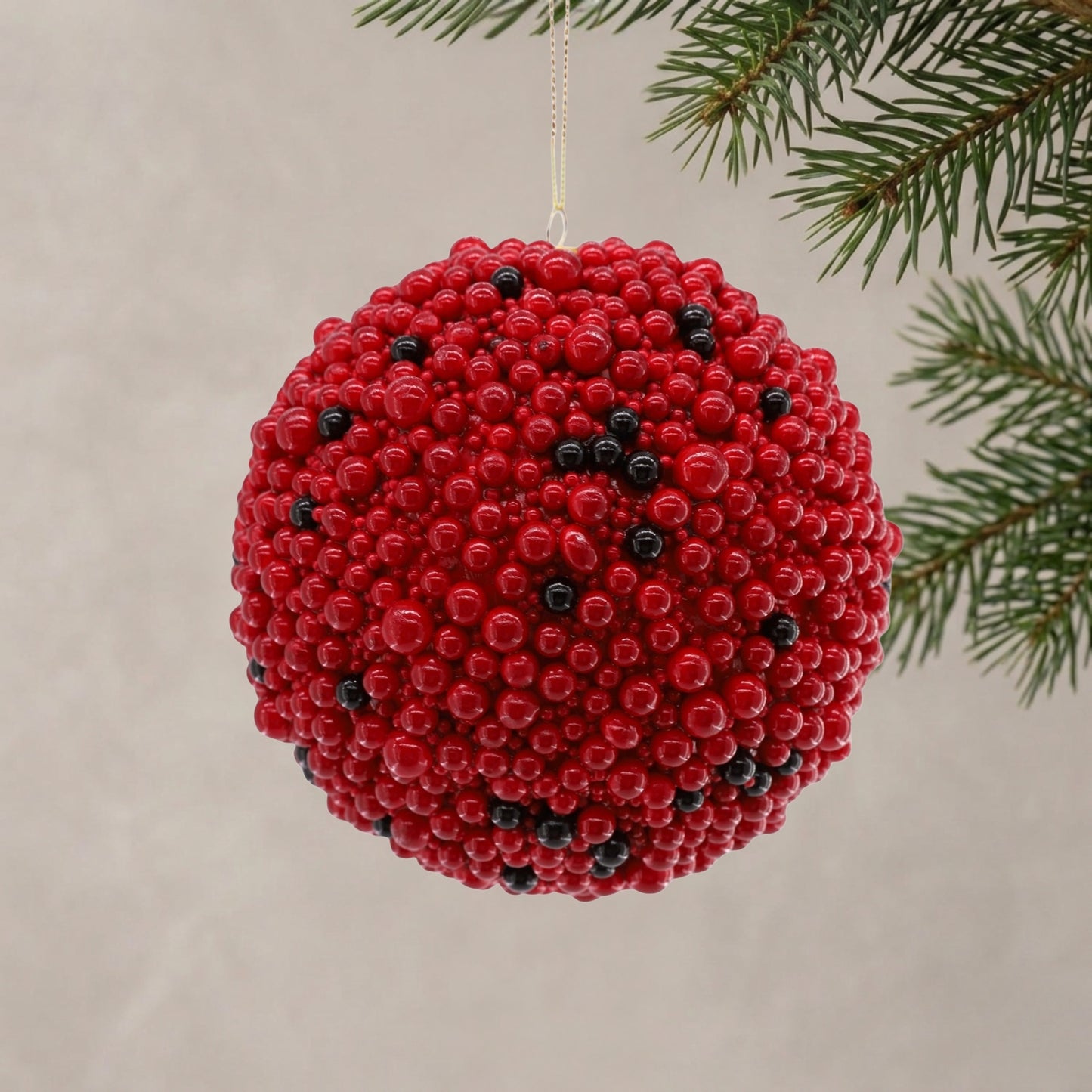 6.5" Berry Ball Ornament