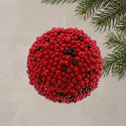 6.5" Berry Ball Ornament