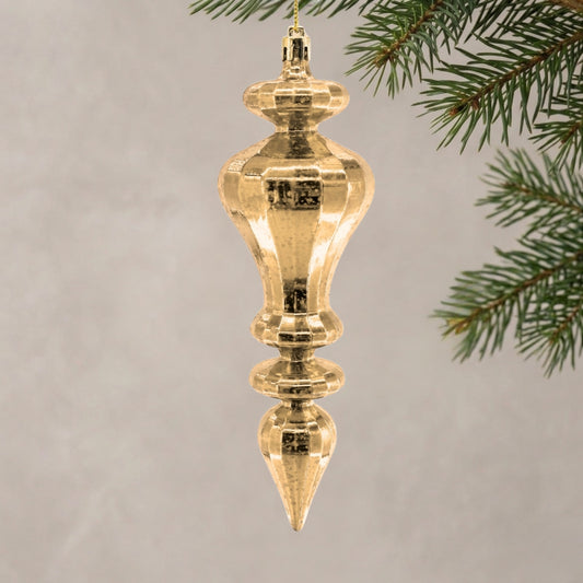 Mercury Finish Plastic Finial - 7.5" - Light Gold | ZT