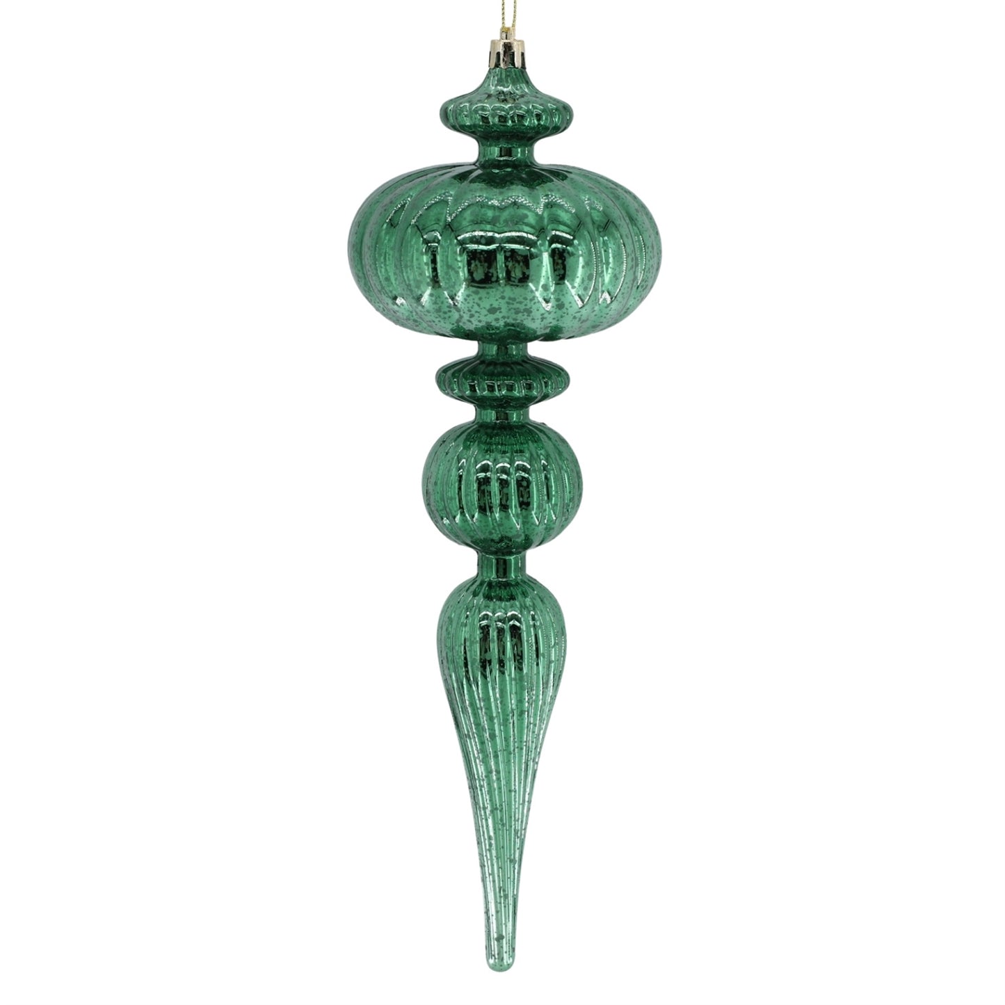 Mercury Finish Grand Plastic Finial 12" - Basil