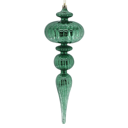Mercury Finish Grand Plastic Finial 12" - Basil