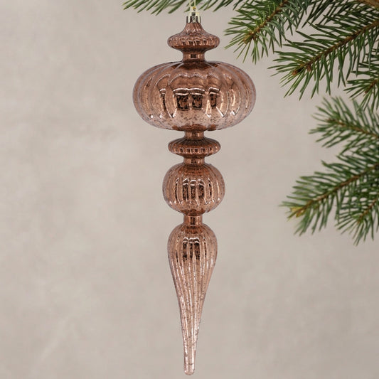 Mercury Finish Grand Plastic Finial 12" - Bronze | ZT