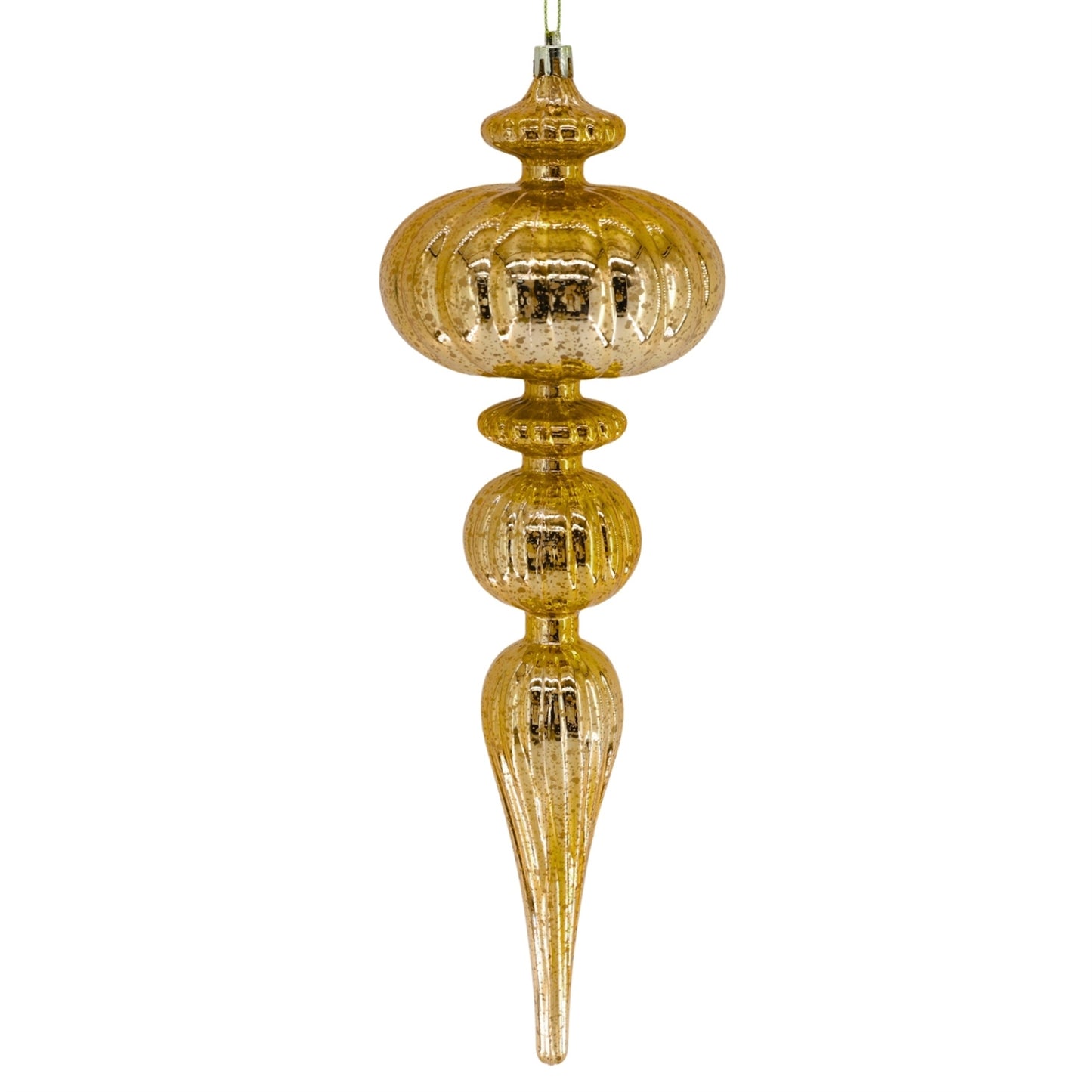 Mercury Finish Grand Plastic Finial 12" - Dark Gold