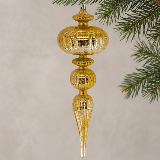 Mercury Finish Grand Plastic Finial 12" - Dark Gold | ZT