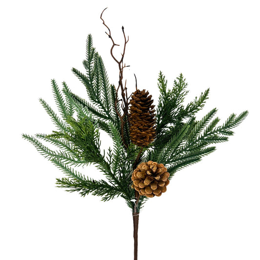 Mixed Fresh Touch Pine/Twig/Cone Pick 18” | KS