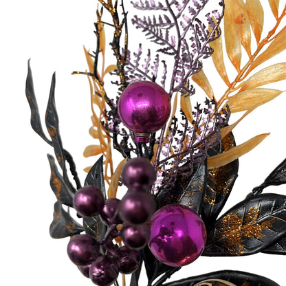 Mixed Metallic/Glitter Halloween Pick 15.5" | KS